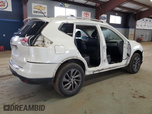 2015 Nissan Rogue SL with VIN 5N1AT2MV3FC817950, listed as a Copart auction lot 52682065 with 163,848 mi miles and Salvage Title. Bid and sale history available at carsss.com. Image 3.