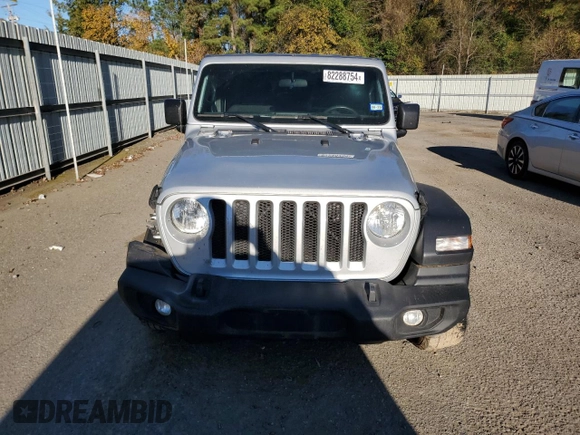 2022 Jeep Wrangler Unlimited Sport S with VIN 1C4HJXDG5NW239967, listed as a Copart auction lot 82288754 with 65,568 mi miles and Salvage Title. Bid and sale history available at carsss.com. Image 5.