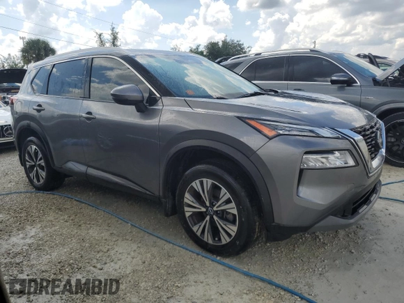 2022 Nissan Rogue SV with VIN JN8BT3BB4NW335769, listed as a Copart auction lot 73807614 with 3,997 mi miles and Salvage Title. Bid and sale history available at DreamBid. Image 4.