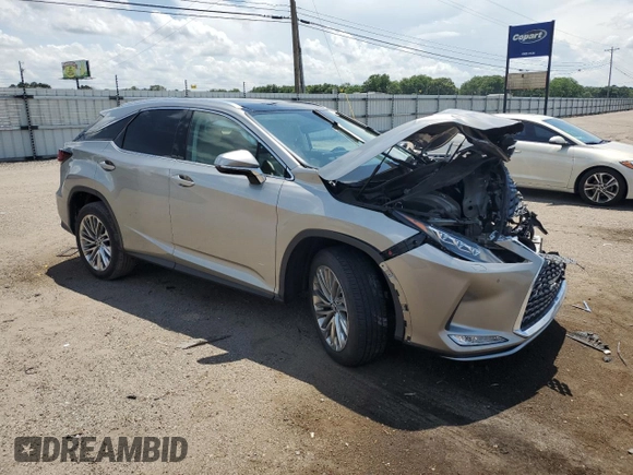 2022 Lexus RX 350 with VIN 2T2JZMAA9NC246031, listed as a Copart auction lot 60275855 with 53,747 mi miles and Non repairable. Bid and sale history available at DreamBid. Image 4.