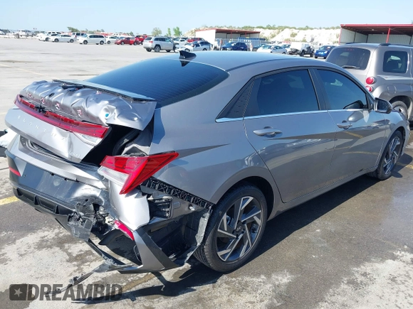 2024 Hyundai Elantra Limited с VIN KMHLP4DG1RU819415, выставлен на аукционе IAAI как лот 42027984 с пробегом 13 884 миль миль и . История ставок и продаж доступна на DreamBid. Изображение 4.