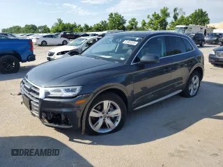 2019 Audi Q5 Premium Plus with VIN WA1BNAFY9K2072619, listed as a Copart auction lot 61961025 with 47,436 mi miles and Salvage title. Bid and sale history available at DreamBid. Image 1.