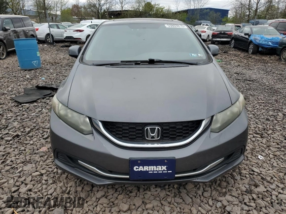 2013 Honda Civic EX with VIN 19XFB2F82DE269658, listed as a Copart auction lot 53803815 with 118,140 mi miles and Salvage Title. Bid and sale history available at DreamBid. Image 5.