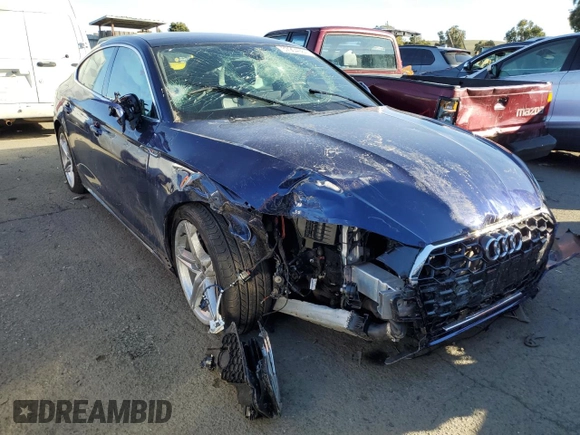 2022 Audi A5 Sportback S line Premium Plus with VIN WAUFACF53NA012637, listed as a Copart auction lot 37904984 with 10,227 mi miles. Bid and sale history available at carsss.com. Image 4.