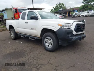 2021 Toyota Tacoma SR with VIN 3TYRX5GN3MT018906, listed as a IAAI auction lot 42131299 with 43,023 mi miles and . Bid and sale history available at DreamBid. Image 1.