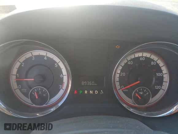2016 Dodge Grand Caravan SE with VIN 2C4RDGBG4GR236701, listed as a Copart auction lot 54502635 with 89,360 mi miles and Clean Title. Bid and sale history available at DreamBid. Image 9.