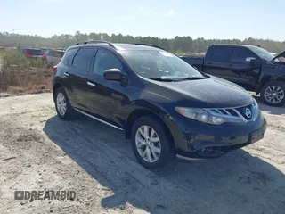2012 Nissan Murano S with VIN JN8AZ1MU6CW109632, listed as a IAAI auction lot 41820639 with 143,002 mi miles. Bid and sale history available at carsss.com. Image 1.