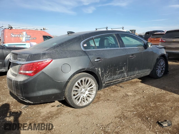 2015 Buick LaCrosse Premium II with VIN 1G4GF5G30FF267392, listed as a Copart auction lot 41984665 with 118,191 mi miles and Salvage Title. Bid and sale history available at DreamBid. Image 3.