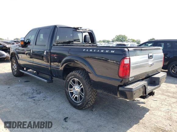 2013 Ford F-250 XL with VIN 1FT7W2BT9DEB69071, listed as a Copart auction lot 62896665 with 119,048 mi miles and Salvage title. Bid and sale history available at DreamBid. Image 2.