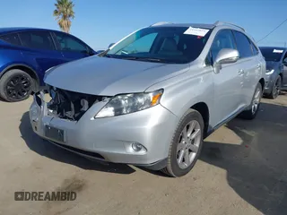 2012 Lexus RX 350 with VIN 2T2BK1BA9CC134963, listed as a IAAI auction lot 41949059 with 160,123 mi miles. Bid and sale history available at carsss.com. Image 2.