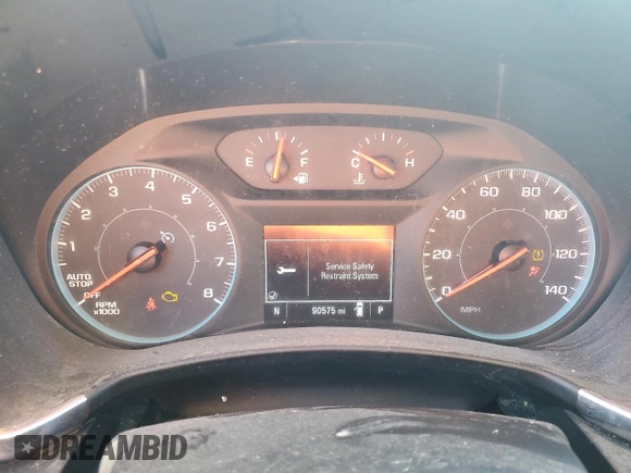 2021 Chevrolet Equinox LS z VIN 3GNAXSEV4MS163644, wystawiony jako Copart lot #81651234 z przebiegiem 90 575 mil mil oraz Szkoda całkowita • Salvage title. Historia ofert i sprzedaży dostępna na DreamBid. Obrazek 9.