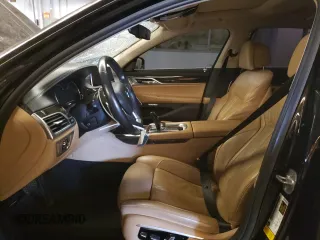 2016 BMW 7 Series 740i with VIN WBA7E2C5XGG547780, listed as a Copart auction lot 57895613 with 108,100 mi miles. Bid and sale history available at carsss.com. Image 7.