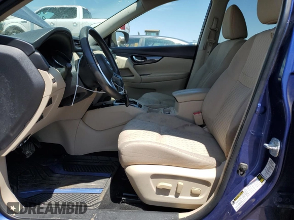 2017 Nissan Rogue SV with VIN KNMAT2MV1HP547195, listed as a Copart auction lot 60706425 with 138,162 mi miles and Salvage title. Bid and sale history available at DreamBid. Image 7.