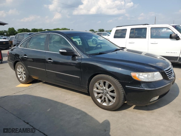 2009 Hyundai Azera Limited with VIN KMHFC46F29A392518, listed as a Copart auction lot 58877244 with 90,368 mi miles and Clean Title. Bid and sale history available at carsss.com. Image 4.