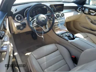 2019 Mercedes-Benz C 300 with VIN WDDWK8DB8KF870731, listed as a Copart auction lot 48304915 with 52,471 mi miles and Salvage Title. Bid and sale history available at carsss.com. Image 8.