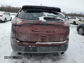 2016 Ford Edge SEL with VIN 2FMPK3J98GBB63118, listed as a Copart auction lot 85703334 with 0 mi miles and Salvage Title. Bid and sale history available at carsss.com. Image 6.