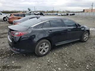 2015 Kia Optima Hybrid with VIN KNAGM4AD9F5081794, listed as a Copart auction lot 52719485 with 152,689 mi miles and Salvage Title. Bid and sale history available at carsss.com. Image 3.