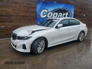 2024 BMW 3 Series 330i z VIN 3MW69FF09R8E13609, wystawiony jako Copart lot #57664005 z przebiegiem 35 961 mil mil oraz Czysty tytuł • Clean title. Historia ofert i sprzedaży dostępna na DreamBid. Obrazek 1.