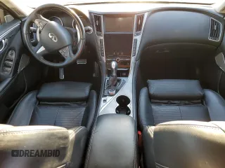 2017 Infiniti Q50 Premium with VIN JN1EV7APXHM736981, listed as a Copart auction lot 42047335 with 55,844 mi miles and Salvage Title. Bid and sale history available at carsss.com. Image 8.