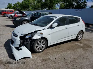 2012 Hyundai Accent SE with VIN KMHCU5AE0CU053394, listed as a Copart auction lot 57635705 with 193,724 mi miles and Salvage title. Bid and sale history available at DreamBid. Image 1.