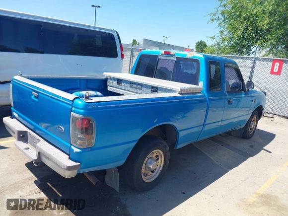 1995 Ford Ranger XL with VIN 1FTCR14A8SPA29932, listed as a IAAI auction lot 42635616 with 190,652 mi miles and . Bid and sale history available at DreamBid. Image 4.
