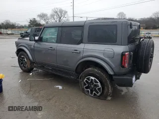 2024 Ford Bronco Outer Banks with VIN 1FMDE8BH9RLB27518, listed as a Copart auction lot 43116025 with 598 mi miles and Salvage Title. Bid and sale history available at DreamBid. Image 2.
