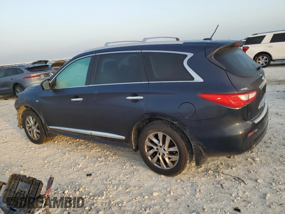 2015 Infiniti QX60 with VIN 5N1AL0MM7FC505044, listed as a Copart auction lot 50347925 with 82,514 mi miles and Salvage title. Bid and sale history available at DreamBid. Image 2.
