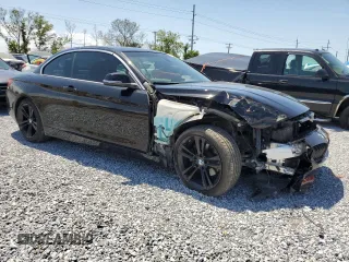 2018 BMW 4 Series 430i with VIN WBA4Z1C53JEC60921, listed as a Copart auction lot 50868155 with 76,229 mi miles and Salvage title. Bid and sale history available at DreamBid. Image 4.