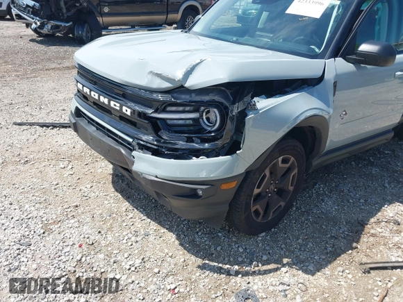 2022 Ford Bronco Sport Outer Banks with VIN 3FMCR9C61NRD43751, listed as a IAAI auction lot 42333996 with 40,993 mi miles and . Bid and sale history available at DreamBid. Image 6.