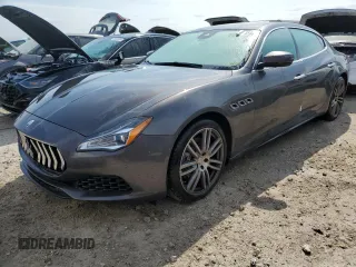 2018 Maserati Quattroporte S with VIN ZAM56YPAXJ1280423, listed as a Copart auction lot 75889734 with 0 mi miles and Non Repairable. Bid and sale history available at carsss.com. Image 1.