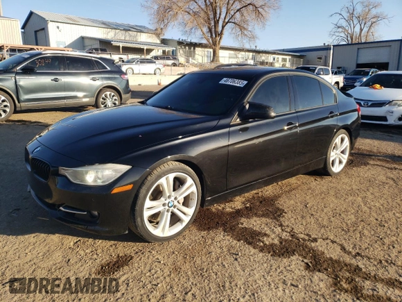 2014 BMW 3 Series 335i with VIN WBA3A9C54EF478378, listed as a Copart auction lot 46706385 with 111,572 mi miles and Salvage Title. Bid and sale history available at carsss.com. Image 1.