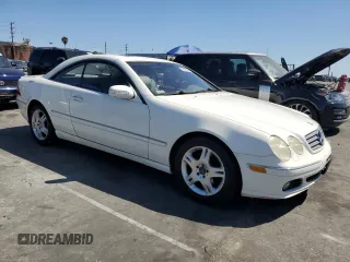 2004 Mercedes-Benz CL with VIN WDBPJ75J64A041172, listed as a Copart auction lot 52447335 with 89,388 mi miles and Salvage Title. Bid and sale history available at carsss.com. Image 4.
