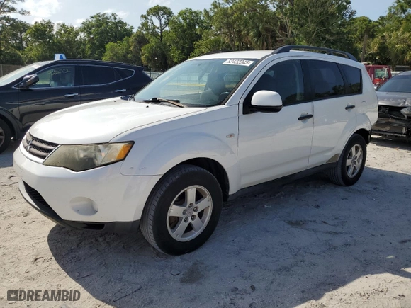 2007 Mitsubishi Outlander LS with VIN JA4MT31X77Z011292, listed as a Copart auction lot 52422345 with 250,535 mi miles and Non Repairable. Bid and sale history available at carsss.com. Image 1.
