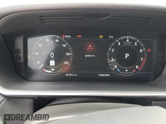 2018 Land Rover Range Rover Sport SE with VIN SALWG2RV6JA404506, listed as a Copart auction lot 60929005 with 61,261 mi miles and Clean title. Bid and sale history available at DreamBid. Image 9.