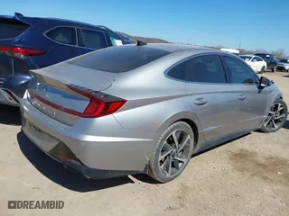 2021 Hyundai Sonata SEL Plus with VIN 5NPEJ4J26MH122851, listed as a IAAI auction lot 41761432 with 57,045 mi miles. Bid and sale history available at carsss.com. Image 4.