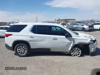 2020 Chevrolet Traverse LS with VIN 1GNERFKW0LJ303818, listed as a IAAI auction lot 42170427 with 67,517 mi miles and . Bid and sale history available at DreamBid. Image 14.