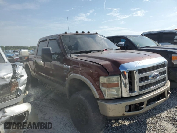 2008 Ford F-250 XL with VIN 1FTSW21R98EA16485, listed as a Copart auction lot 63039905 with 306,733 mi miles and Clean title. Bid and sale history available at DreamBid. Image 4.