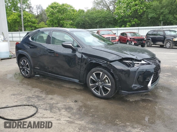 2021 Lexus UX 250h z VIN JTHP9JBH6M2037544, wystawiony jako Copart lot #58348695 z przebiegiem 16 165 mil mil oraz Szkoda całkowita • Salvage title. Historia ofert i sprzedaży dostępna na DreamBid. Obrazek 4.