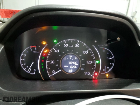 2014 Honda CR-V LX with VIN 2HKRM4H37EH688235, listed as a Copart auction lot 46818615 with 185,466 mi miles and Salvage Title. Bid and sale history available at DreamBid. Image 9.