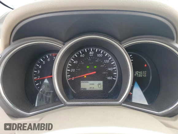 2014 Nissan Murano SL with VIN JN8AZ1MU6EW419170, listed as a Copart auction lot 49162565 with 104,630 mi miles and Salvage Title. Bid and sale history available at carsss.com. Image 9.