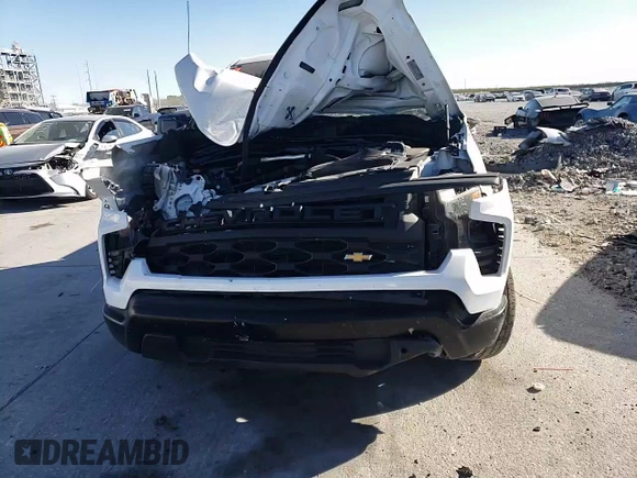 2022 Chevrolet Silverado 1500 Work Truck with VIN 3GCPAAEK9NG624362, listed as a Copart auction lot 49453475 with 80,536 mi miles and Salvage Title. Bid and sale history available at DreamBid. Image 11.