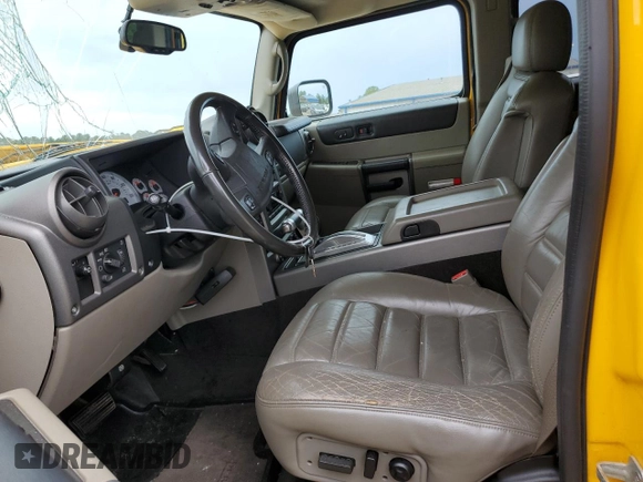 2003 Hummer H2 z VIN 5GRGN23U73H146894, wystawiony jako Copart lot #53449905 z przebiegiem 153 870 mil mil oraz Szkoda całkowita • Salvage title. Historia ofert i sprzedaży dostępna na DreamBid. Obrazek 7.