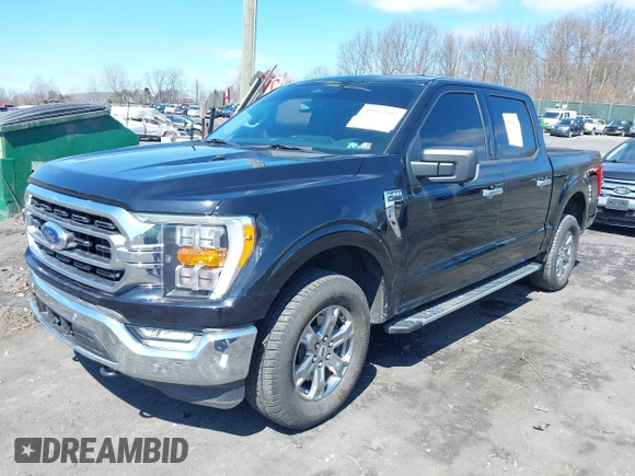 2022 Ford F-150 XL with VIN 1FTEW1EP6NFA39874, listed as a IAAI auction lot 41942202 with 34,545 mi miles. Bid and sale history available at carsss.com. Image 17.