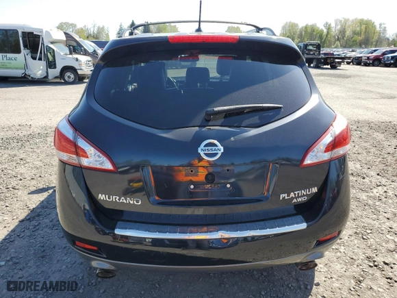 2012 Nissan Murano SL with VIN JN8AZ1MW3CW239370, listed as a Copart auction lot 52739155 with 39,877 mi miles and Clean Title. Bid and sale history available at carsss.com. Image 6.