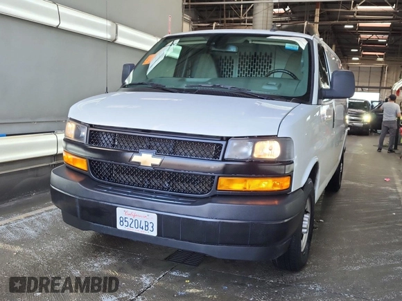 2020 Chevrolet Express Cargo with VIN 1GCWGAFG8L1252738, listed as a IAAI auction lot 42617603 with 65,745 mi miles and . Bid and sale history available at DreamBid. Image 29.