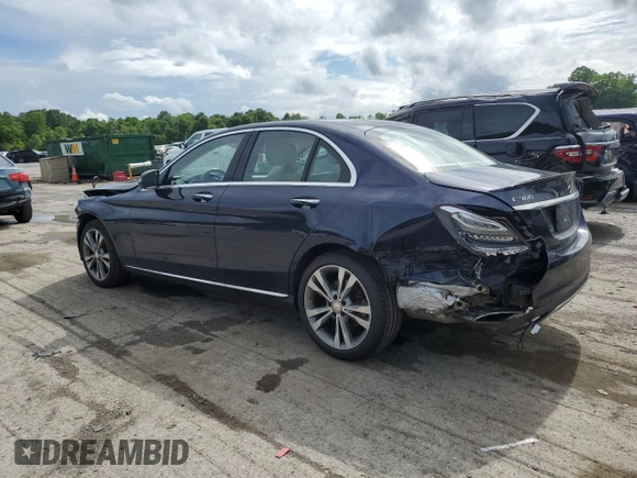 2016 Mercedes-Benz C 300 Luxury with VIN WDDWF4KB3GR139291, listed as a Copart auction lot 61221635 with 82,931 mi miles and Salvage title. Bid and sale history available at DreamBid. Image 2.