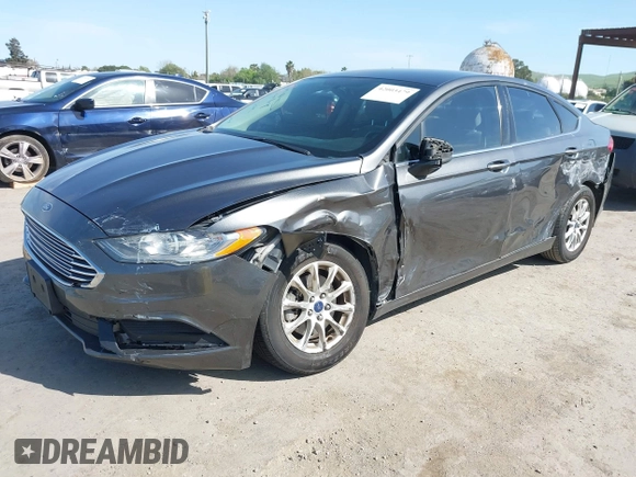 2017 Ford Fusion S with VIN 3FA6P0G72HR190331, listed as a IAAI auction lot 42003479 with 130,252 mi miles. Bid and sale history available at carsss.com. Image 2.