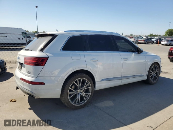 2017 Audi Q7 Premium Plus with VIN WA1LAAF7XHD034157, listed as a Copart auction lot 53915115 with 92,388 mi miles and Salvage Title. Bid and sale history available at carsss.com. Image 3.