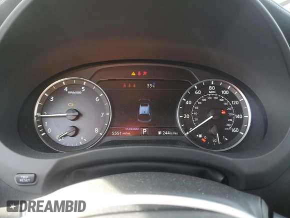 2024 Infiniti QX55 Luxe with VIN 3PCAJ5JR7RF110618, listed as a Copart auction lot 44208665 with 5,551 mi miles and Salvage Title. Bid and sale history available at DreamBid. Image 9.