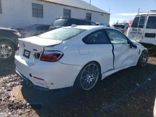 2018 BMW M4 with VIN WBS4Y9C52JAC86351, listed as a Copart auction lot 40470403 with 46,672 mi miles. Bid and sale history available at carsss.com. Image 3.